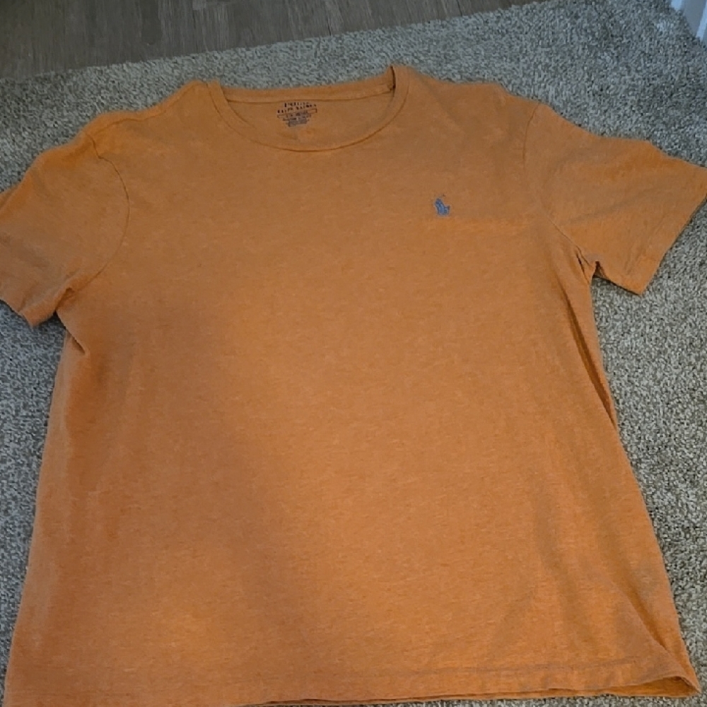 Polo by Ralph Lauren Custom Slim Fit Tee in Orange